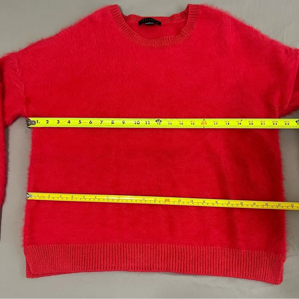 SANCTUARY FLUFF IT UP SWEATER ROUGE Size M - Picture 12 of 14